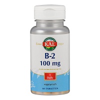 VITAMIN B2 RIBOFLAVIN 100 mg KAL Tabletten - 60St