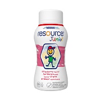 RESOURCE Junior Erdbeer-Geschmack flüssig - 4X200ml