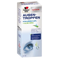 DOPPELHERZ Augen-Tropfen Hyaluron 0,3% system - 10ml