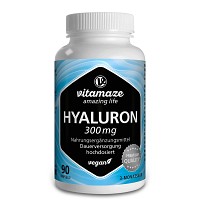 HYALURONSÄURE 300 mg hochdosiert vegan Kapseln - 90St