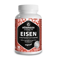 EISEN 20 mg+Histidin+Vitamine C/B9/B12 Kapseln - 90St