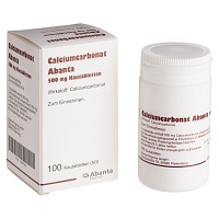 CALCIUMCARBONAT ABANTA 500 mg Kautabletten - 100St