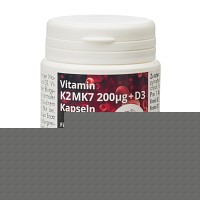 VITAMIN K2 MK7 200 µg+D3 Kapseln - 60St
