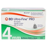 BD ULTRA-FINE PRO Pen-Nadeln 4 mm 32 G 0,23 mm - 105St