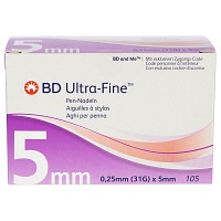 BD ULTRA-FINE Pen-Nadeln 5 mm 31 G 0,25 mm - 105St