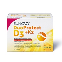 EUNOVA DuoProtect D3+K2 4000 I.E./80 µg Kapseln - 30St