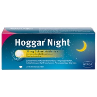 HOGGAR Night 25 mg Schmelztabletten - 20St