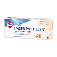 EMSER Pastillen Halstabletten m.Ingwer zuckerfrei - 30St