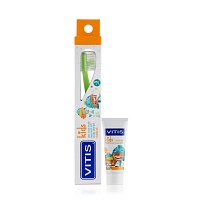 VITIS Kids Zahnbürste+8 ml Zahnpasta - 1St