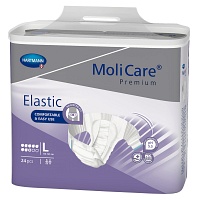 MOLICARE Premium Elastic Slip 8 Tropfen Gr.L - 3X24St
