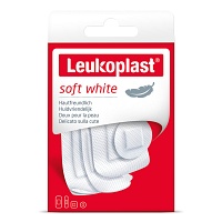 LEUKOPLAST soft white Str.19x72/D.25/38x72/38x38mm - 30St