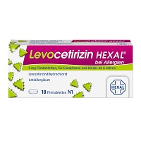 LEVOCETIRIZIN HEXAL bei Allergien 5 mg Filmtabl. - 18St