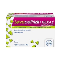 LEVOCETIRIZIN HEXAL bei Allergien 5 mg Filmtabl. - 100St
