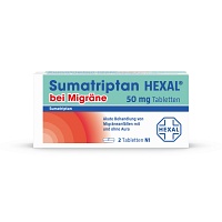 SUMATRIPTAN HEXAL bei Migräne 50 mg Tabletten - 2St