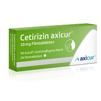 CETIRIZIN axicur 10 mg Filmtabletten - 20St