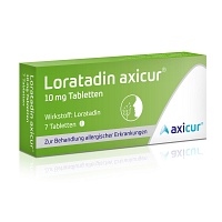 LORATADIN axicur 10 mg Tabletten - 7St