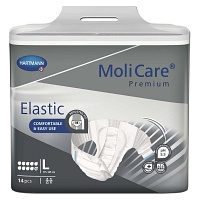 MOLICARE Premium Elastic Slip 10 Tropfen Gr.L - 4X14St