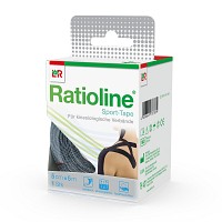 RATIOLINE Sport-Tape 5 cmx5 m schwarz - 1St