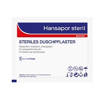 HANSAPOR steril Duschpflaster 6x7 cm - 1St