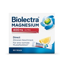 BIOLECTRA Magnesium 400 mg ultra Direct Zitrone - 60St