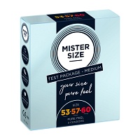 MISTER SIZE Probierpackung 53-57-60 Kondome - 3St