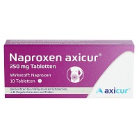 NAPROXEN axicur 250 mg Tabletten - 10St