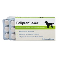FELIPREN akut Kautabl.bei u.nach Durchfall f.Hunde - 24St
