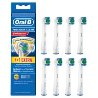 ORAL B Aufsteckbürsten Prec.Clean Bakteriensch.7+1 - 8St