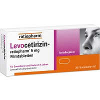 LEVOCETIRIZIN-ratiopharm 5 mg Filmtabletten - 20St