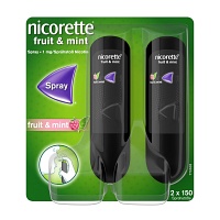nicorette® fruit & mint Spray mit Nikotin