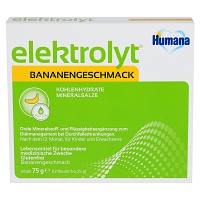 HUMANA Elektrolyt Banane Pulver Faltschachtel - 75g