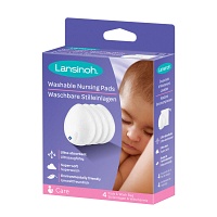 LANSINOH waschbare Stilleinlagen - 4St