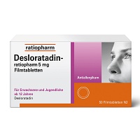 DESLORATADIN-ratiopharm 5 mg Filmtabletten - 50St