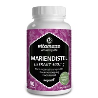 MARIENDISTEL 500 mg Extrakt hochdosiert vegan Kps. - 90St