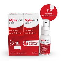 MYKOSERT Spray bei Haut- und Fußpilz - 2X30ml