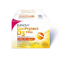 EUNOVA DuoProtect D3+K2 2000 I.E./80 µg Kaps.Kombi - 2X90St