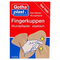 GOTHAPLAST Fingerkuppenwundpfl.elastisch 2 Größen - 10St