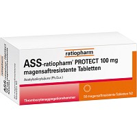 ASS-ratiopharm PROTECT 100 mg magensaftr.Tabletten - 50St