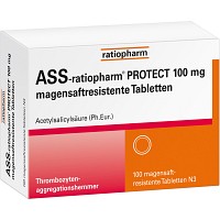 ASS-ratiopharm PROTECT 100 mg magensaftr.Tabletten - 100St