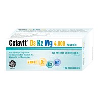 CEFAVIT D3 K2 Mg 4.000 I.E. Hartkapseln - 100St