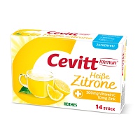CEVITT immun heiße Zitrone zuckerfrei Granulat - 14St
