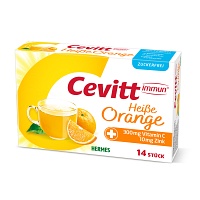 CEVITT immun heiße Orange zuckerfrei Granulat - 14St