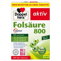DOPPELHERZ Folsäure 800 Depot Tabletten - 60St