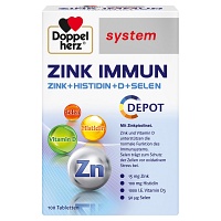DOPPELHERZ Zink Immun Depot system Tabletten - 100St