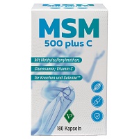 MSM 500 mg plus Kapseln - 180St