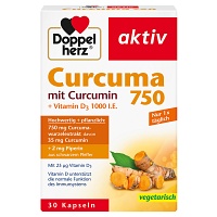 DOPPELHERZ Curcuma 750 Kapseln - 30St