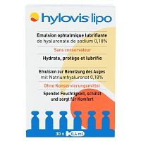 HYLOVIS lipo Augentropfen Einzeldosispipetten - 30X0.4ml