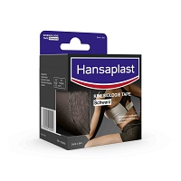 HANSAPLAST Sport Kinesiologie Tape 5 cmx5 m schw. - 1St