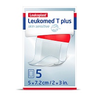 LEUKOMED T plus skin sensitive steril 5x7,2 cm - 5St