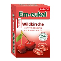 EM-EUKAL Bonbons Wildkirsche zuckerfrei Box - 50g